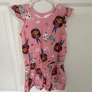 Dreamworks Gabby's Dollhouse pink romper